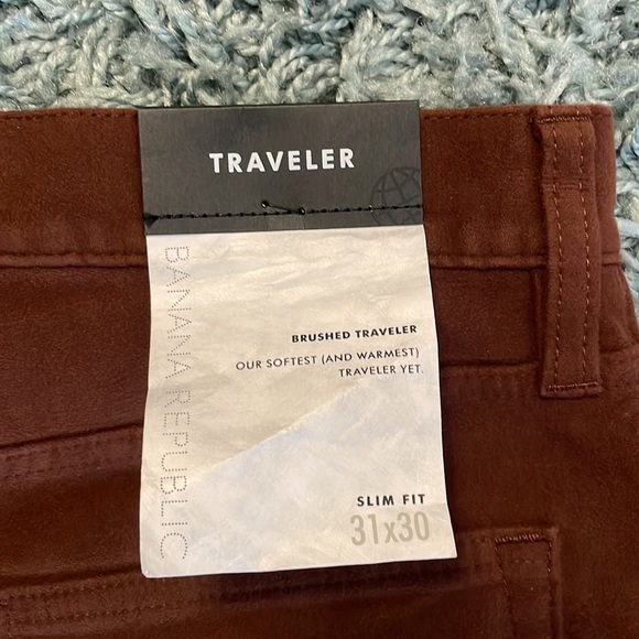 Banana Republic slim fit traveler pants. 31x30. NWT - Picture 3 of 3
